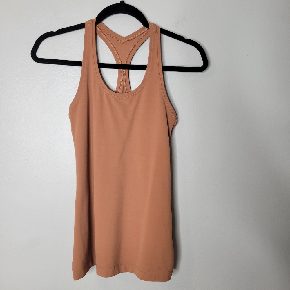 Lululemon Tan Racerback Tank Top